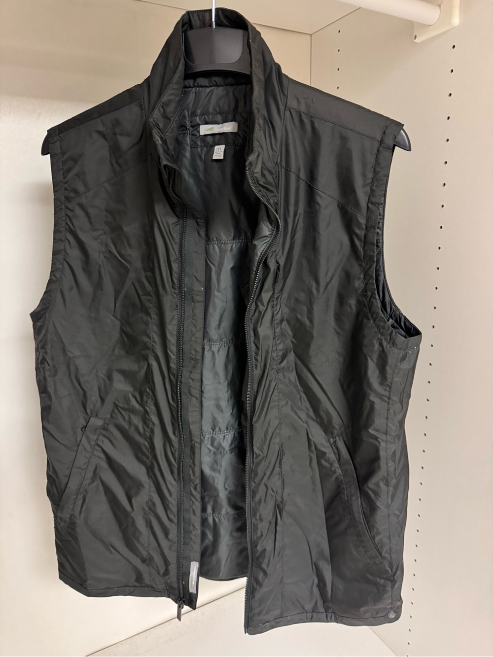 Horny Toad Men's Black Quilted Vest - Size M